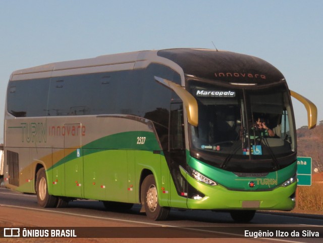Turin Transportes 2527 na cidade de Itatiaiuçu, Minas Gerais, Brasil, por Eugênio Ilzo da Silva. Número da foto: #12278841.