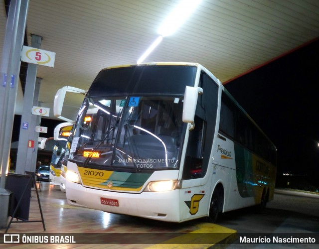 Empresa Gontijo de Transportes 21070 na cidade de João Monlevade, Minas Gerais, Brasil, por Maurício Nascimento. Número da foto: #12279558.