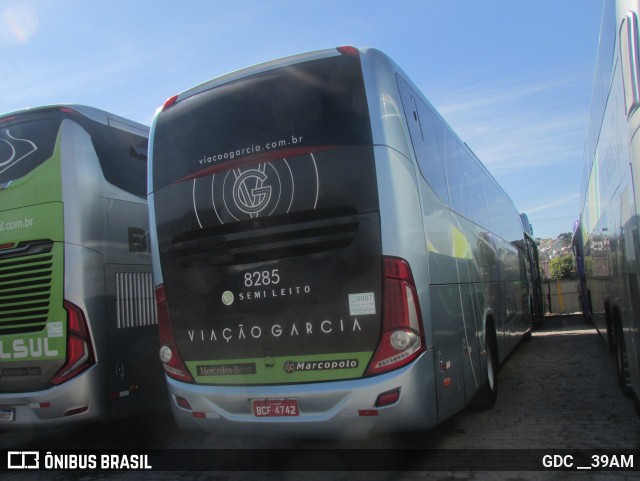 Viação Garcia 8285 na cidade de Curitiba, Paraná, Brasil, por GDC __39AM. Número da foto: #12281361.