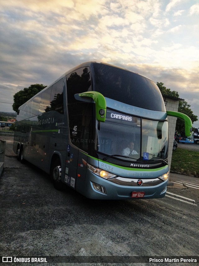 Viação Garcia 8534 na cidade de Campinas, São Paulo, Brasil, por Prisco Martin Pereira. Número da foto: #12280036.