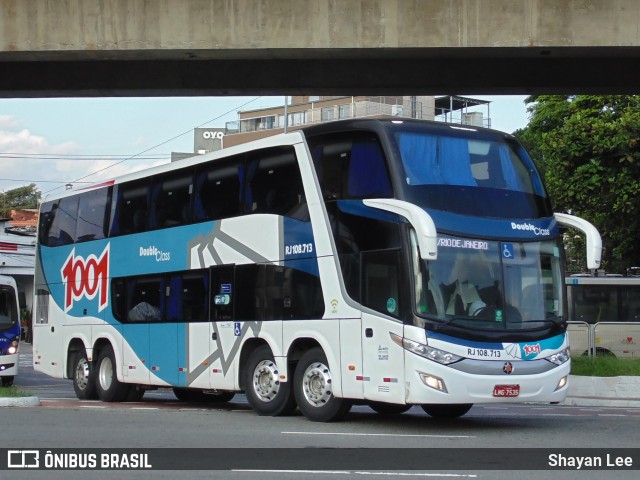 Auto Viação 1001 RJ 108.713 na cidade de São Paulo, São Paulo, Brasil, por Shayan Lee. Número da foto: #12282277.