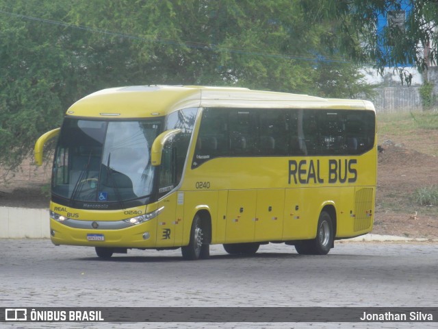 Expresso Real Bus 0240 na cidade de João Pessoa, Paraíba, Brasil, por Jonathan Silva. Número da foto: #12280493.