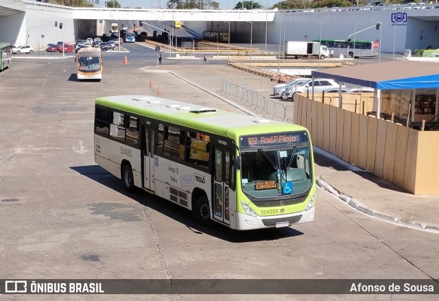 BsBus Mobilidade 504955 na cidade de Brasília, Distrito Federal, Brasil, por Afonso de Sousa. Número da foto: #12280204.