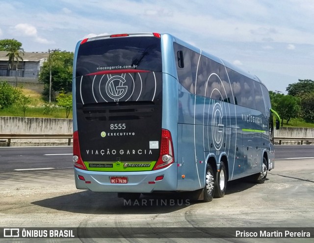 Viação Garcia 8555 na cidade de Campinas, São Paulo, Brasil, por Prisco Martin Pereira. Número da foto: #12280035.