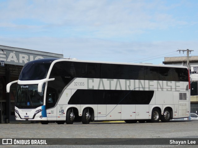 Auto Viação Catarinense 321305 na cidade de Balneário Camboriú, Santa Catarina, Brasil, por Shayan Lee. Número da foto: #12282325.