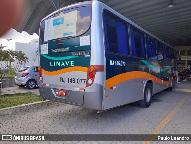 Linave Transportes RJ 146.077 na cidade de Três Rios, Rio de Janeiro, Brasil, por Paulo Leandro. Número da foto: #12280768.