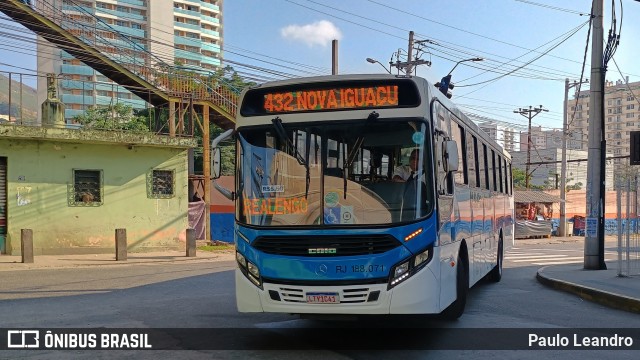 Viação Nossa Senhora da Penha RJ 188.071 na cidade de Nova Iguaçu, Rio de Janeiro, Brasil, por Paulo Leandro. Número da foto: #12281657.