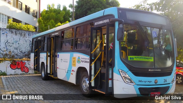 Maraponga Transportes 26439 na cidade de Fortaleza, Ceará, Brasil, por Gabriel Silva. Número da foto: #12280987.