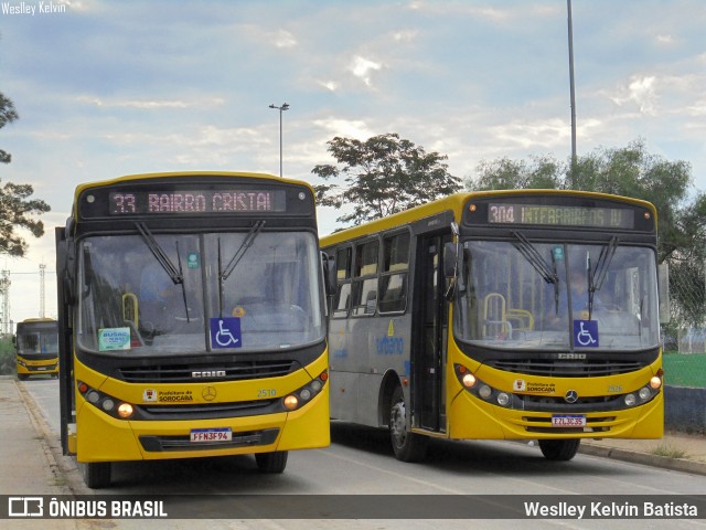 City Transporte Urbano Intermodal Sorocaba 2510 na cidade de Sorocaba, São Paulo, Brasil, por Weslley Kelvin Batista. Número da foto: #12281145.