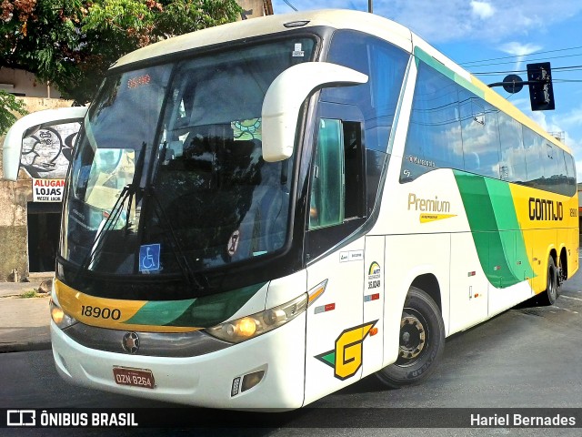 Empresa Gontijo de Transportes 18900 na cidade de Belo Horizonte, Minas Gerais, Brasil, por Hariel Bernades. Número da foto: #12281058.