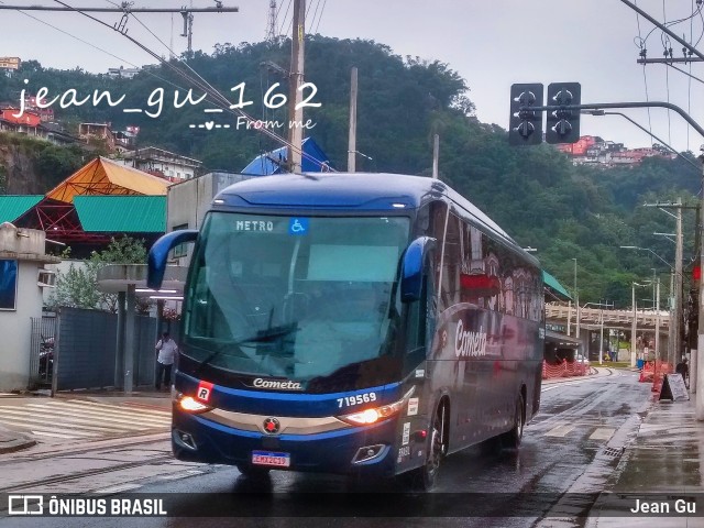 Viação Cometa 719569 na cidade de Santos, São Paulo, Brasil, por Jean Gu. Número da foto: #12280840.