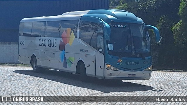 Cacique Transportes 4343 na cidade de Cruz das Almas, Bahia, Brasil, por Flávio  Santos. Número da foto: #12280806.