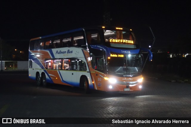 Pullman Bus 3913 na cidade de Chillán, Ñuble, Bío-Bío, Chile, por Sebastián Ignacio Alvarado Herrera. Número da foto: #12282308.