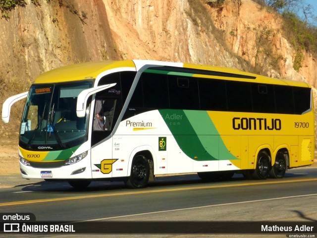 Empresa Gontijo de Transportes 19700 na cidade de Sabará, Minas Gerais, Brasil, por Matheus Adler. Número da foto: #12281491.