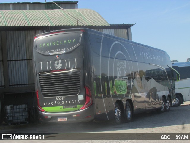 Viação Garcia 80019 na cidade de Curitiba, Paraná, Brasil, por GDC __39AM. Número da foto: #12283863.