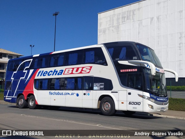 Flecha Bus 60010 na cidade de Balneário Camboriú, Santa Catarina, Brasil, por Andrey  Soares Vassão. Número da foto: #12283400.