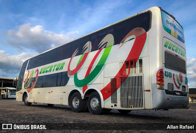 Eucatur - Empresa União Cascavel de Transportes e Turismo 4340 na cidade de Vilhena, Rondônia, Brasil, por Allan Rafael. Número da foto: #12283343.