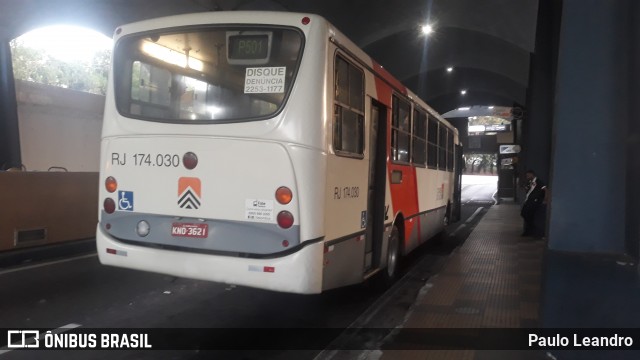 Viação Cidade do Aço RJ 174.030 na cidade de Volta Redonda, Rio de Janeiro, Brasil, por Paulo Leandro. Número da foto: #12283554.