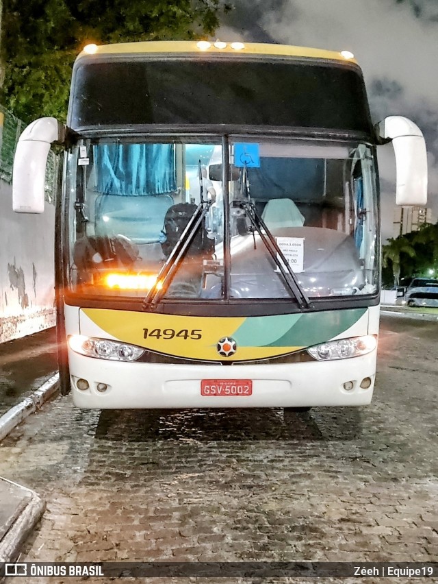 Empresa Gontijo de Transportes 14945 na cidade de Fortaleza, Ceará, Brasil, por Zéeh | Equipe19. Número da foto: #12284434.
