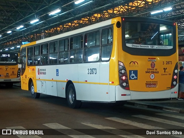 Viação Metrópole Paulista - Zona Leste 3 2873 na cidade de São Paulo, São Paulo, Brasil, por Davi Santos Silva. Número da foto: #12282438.