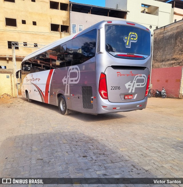 Paraibuna Transportes 22016 na cidade de Carangola, Minas Gerais, Brasil, por Victor Santos. Número da foto: #12283722.