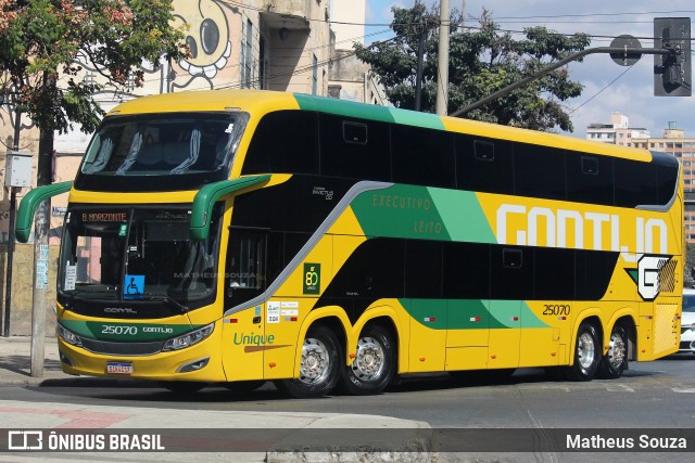 Empresa Gontijo de Transportes 25070 na cidade de Belo Horizonte, Minas Gerais, Brasil, por Matheus Souza. Número da foto: #12284908.
