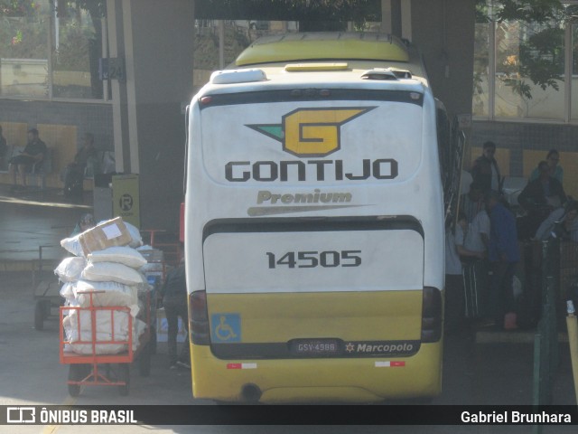 Empresa Gontijo de Transportes 14505 na cidade de Ribeirão Preto, São Paulo, Brasil, por Gabriel Brunhara. Número da foto: #12283862.