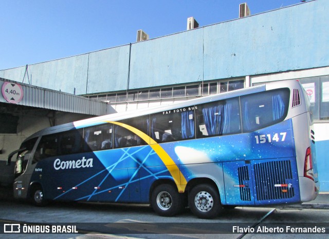Viação Cometa 15147 na cidade de Sorocaba, São Paulo, Brasil, por Flavio Alberto Fernandes. Número da foto: #12283331.