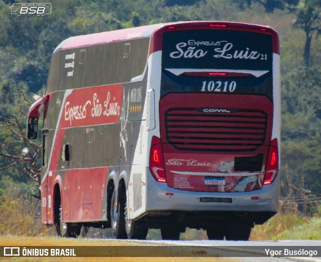 Expresso São Luiz 10210 na cidade de Gama, Distrito Federal, Brasil, por Ygor Busólogo. Número da foto: #12284806.