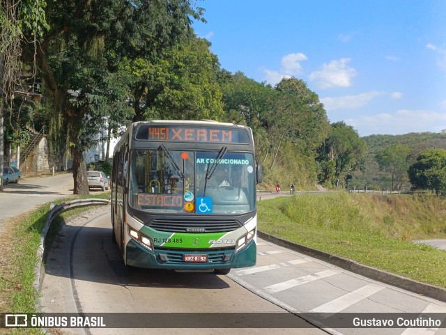 Transportes Flores RJ 128.485 na cidade de Duque de Caxias, Rio de Janeiro, Brasil, por Gustavo Coutinho. Número da foto: #12285752.