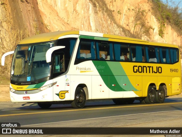 Empresa Gontijo de Transportes 19410 na cidade de Sabará, Minas Gerais, Brasil, por Matheus Adler. Número da foto: #12286732.