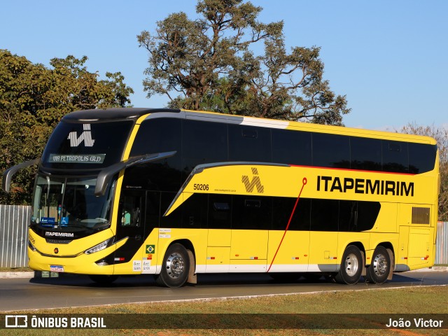 Viação Itapemirim 50206 na cidade de Brasília, Distrito Federal, Brasil, por João Victor. Número da foto: #12287697.