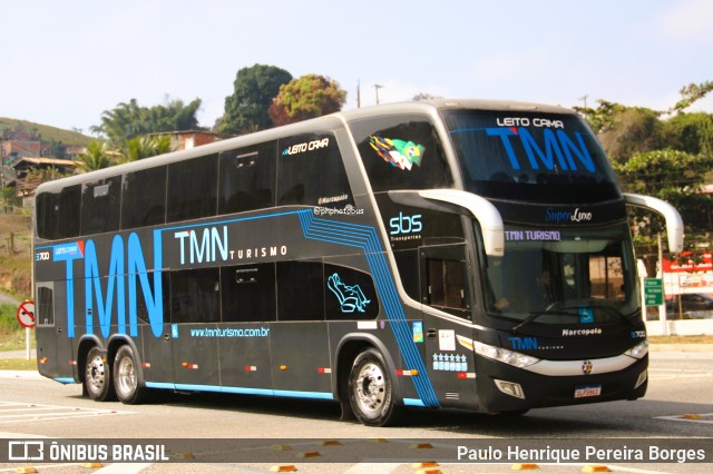 TMN Fretamentos e Viagens 3700 na cidade de Barra do Piraí, Rio de Janeiro, Brasil, por Paulo Henrique Pereira Borges. Número da foto: #12287523.