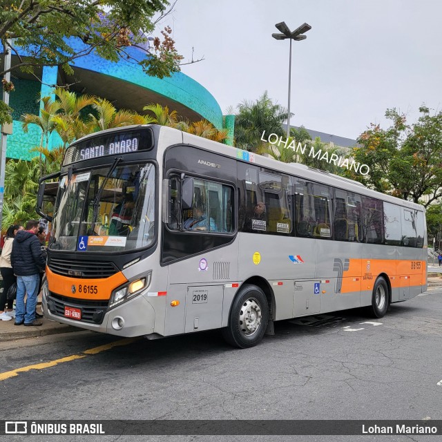 Alfa Rodobus > CooperAlfa 8 6155 na cidade de São Paulo, São Paulo, Brasil, por Lohan Mariano. Número da foto: #12285667.