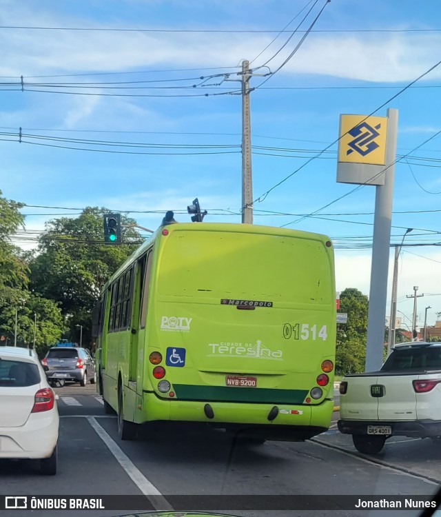 TransPremium 01514 na cidade de Teresina, Piauí, Brasil, por Jonathan Nunes. Número da foto: #12285382.