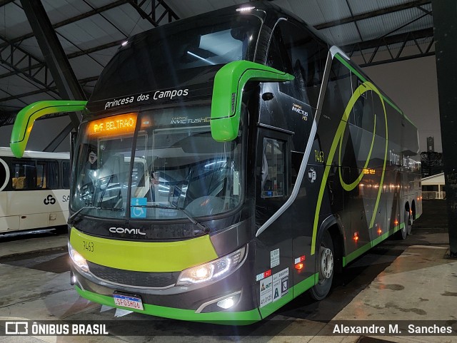 Expresso Princesa dos Campos 7463 na cidade de Palmas, Paraná, Brasil, por Alexandre M.  Sanches. Número da foto: #12287783.
