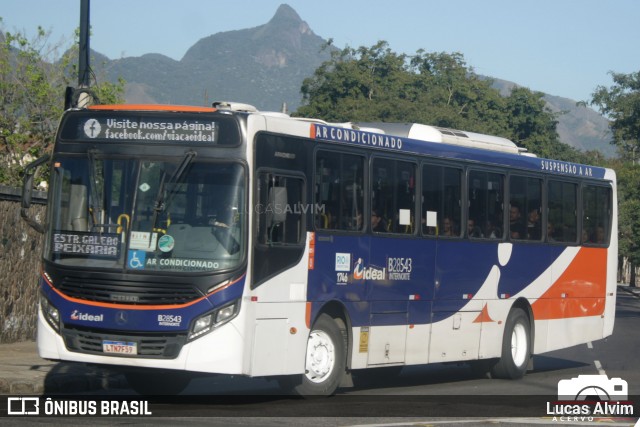 Viação Ideal B28543 na cidade de Rio de Janeiro, Rio de Janeiro, Brasil, por Lucas Alvim. Número da foto: #12287137.