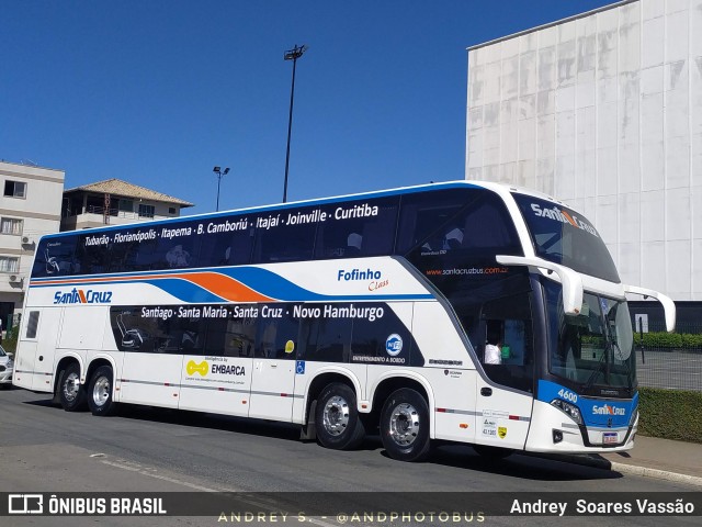 VUSC - Viação União Santa Cruz 4600 na cidade de Balneário Camboriú, Santa Catarina, Brasil, por Andrey  Soares Vassão. Número da foto: #12286069.