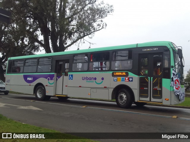 Laranjal Transportes 417 na cidade de Pelotas, Rio Grande do Sul, Brasil, por Miguel Filho. Número da foto: #12287485.