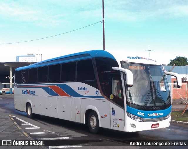VUSC - Viação União Santa Cruz 4000 na cidade de Porto Alegre, Rio Grande do Sul, Brasil, por André Lourenço de Freitas. Número da foto: #12286716.