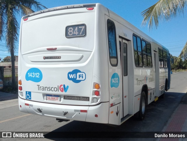 Serramar Transporte Coletivo 14312 na cidade de Serra, Espírito Santo, Brasil, por Danilo Moraes. Número da foto: #12286740.