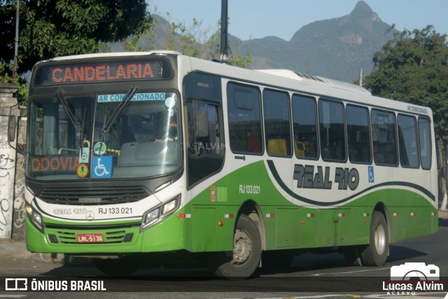 Expresso Real Rio RJ 133.021 na cidade de Rio de Janeiro, Rio de Janeiro, Brasil, por Lucas Alvim. Número da foto: #12287132.
