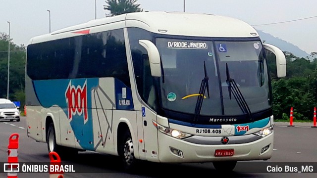 Auto Viação 1001 RJ 108.408 na cidade de Magé, Rio de Janeiro, Brasil, por Caio Bus_MG. Número da foto: #12287433.