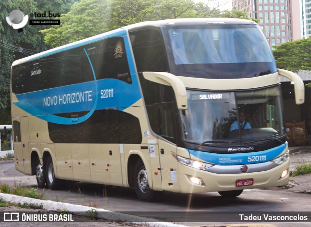 Viação Novo Horizonte 520111 na cidade de Salvador, Bahia, Brasil, por Tadeu Vasconcelos. Número da foto: #12287482.