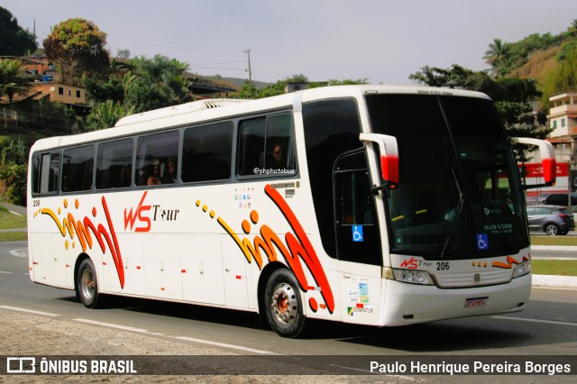 WS Tour Transporte e Turismo 206 na cidade de Barra do Piraí, Rio de Janeiro, Brasil, por Paulo Henrique Pereira Borges. Número da foto: #12287500.