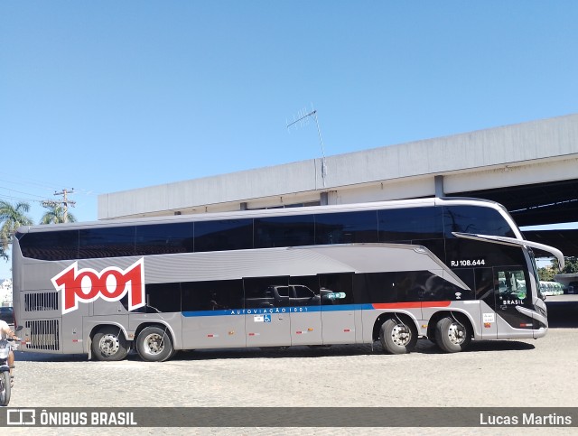 Auto Viação 1001 RJ 108.644 na cidade de Campos dos Goytacazes, Rio de Janeiro, Brasil, por Lucas Martins. Número da foto: #12286830.
