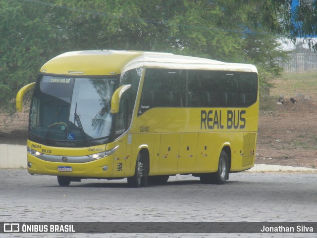 Expresso Real Bus 0240 na cidade de João Pessoa, Paraíba, Brasil, por Jonathan Silva. Número da foto: #12285571.