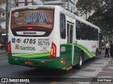 Viação Piracicabana Santos 4705 na cidade de Santos, São Paulo, Brasil, por Davi Cesar. Número da foto: #12285568.