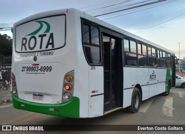 Rota Transporte e Turismo 2310 na cidade de Cariacica, Espírito Santo, Brasil, por Everton Costa Goltara. Número da foto: #12218345.