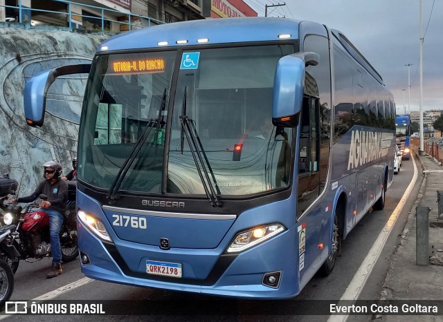 Viação Águia Branca 21760 na cidade de Cariacica, Espírito Santo, Brasil, por Everton Costa Goltara. Número da foto: #12218360.